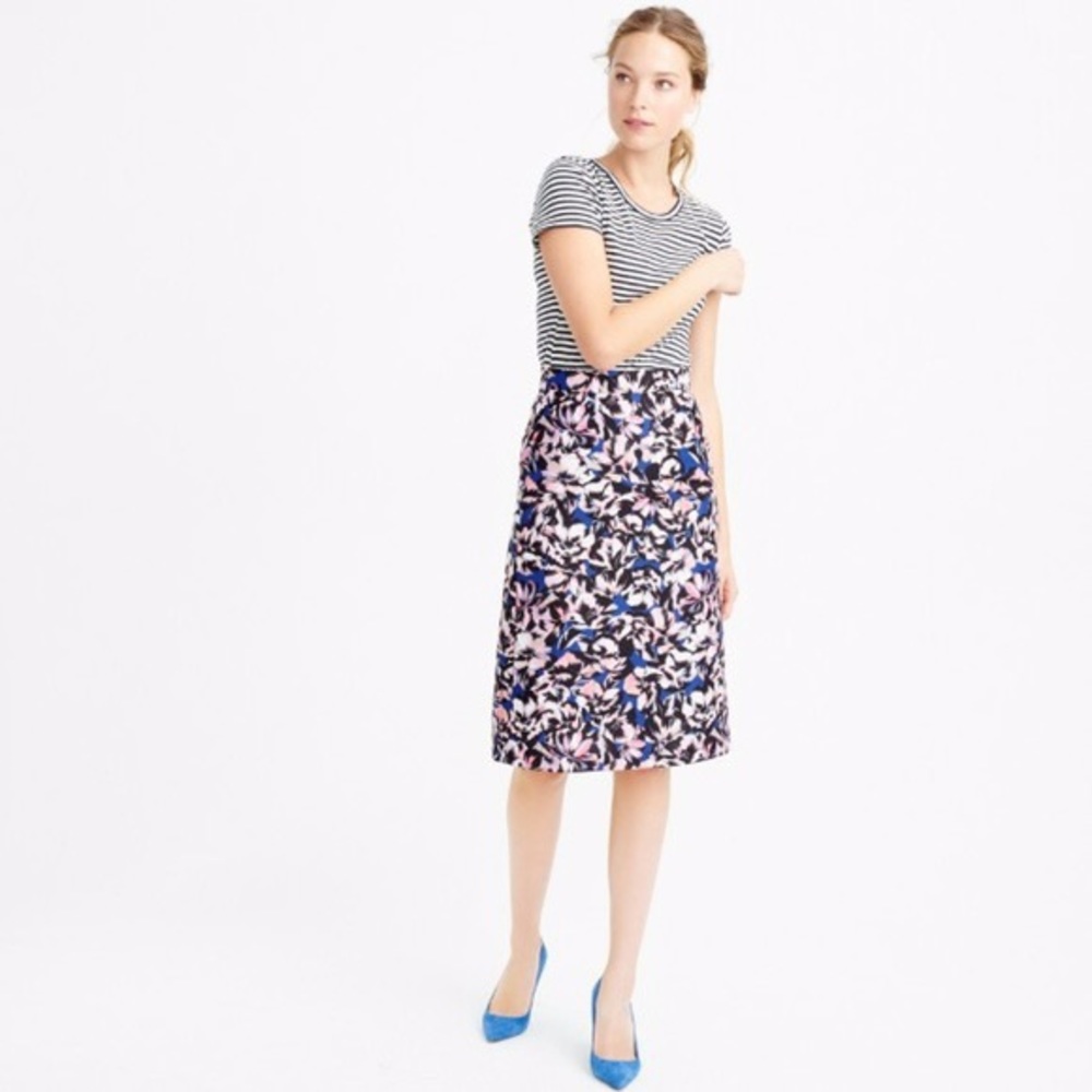 J. Crew Patterned Skirt - image 1